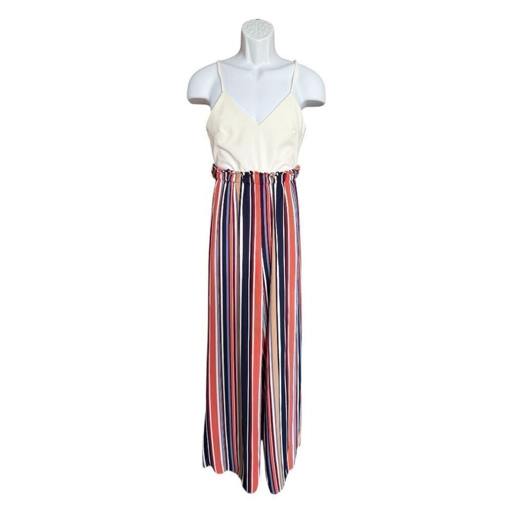 Womens Shop 17 Sleeveless Stunning Belted Pallazo Jumpsuit - Sz M